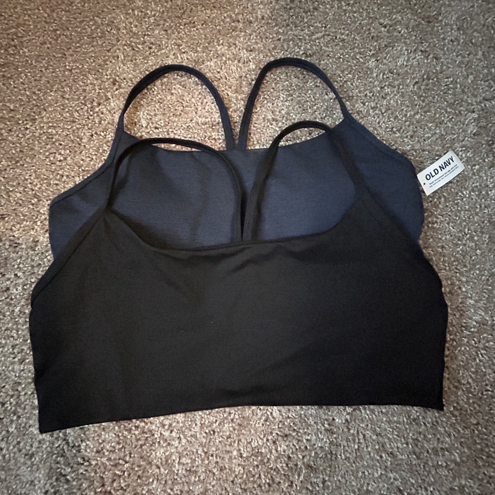 Old Navy Black and Blue Bandeau Intimates